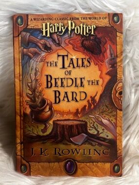 Harry Potter The Tales of Beedle the Bard - Orange Hardcover by J.K. Rowling